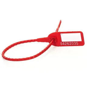 пломба пластиковая оптима (с белым полем)