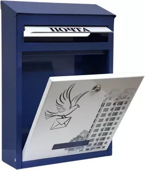 почтовый ящик «элит дизайнерский» (синий голубь)