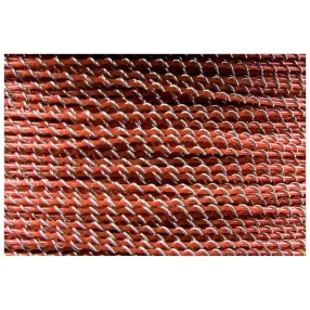 нейлоновая комбинированная проволока (леска +оцинкованное покрытие) 0,7 мм (цвет — красный) 100 м