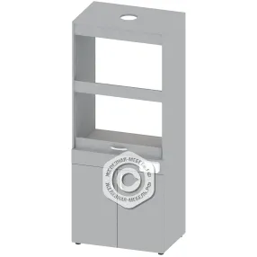 шкаф вытяжной демонстрационный тм-тр-20-1, серый